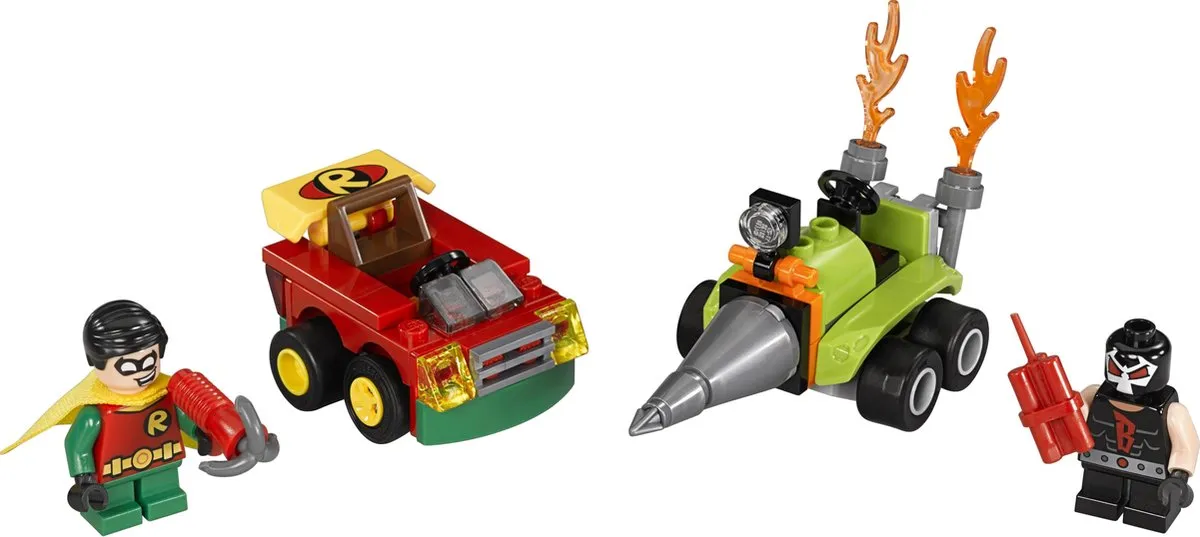LEGO Super Heroes Mighty Micros Robin vs. Bane 76062 - 77 Stukken