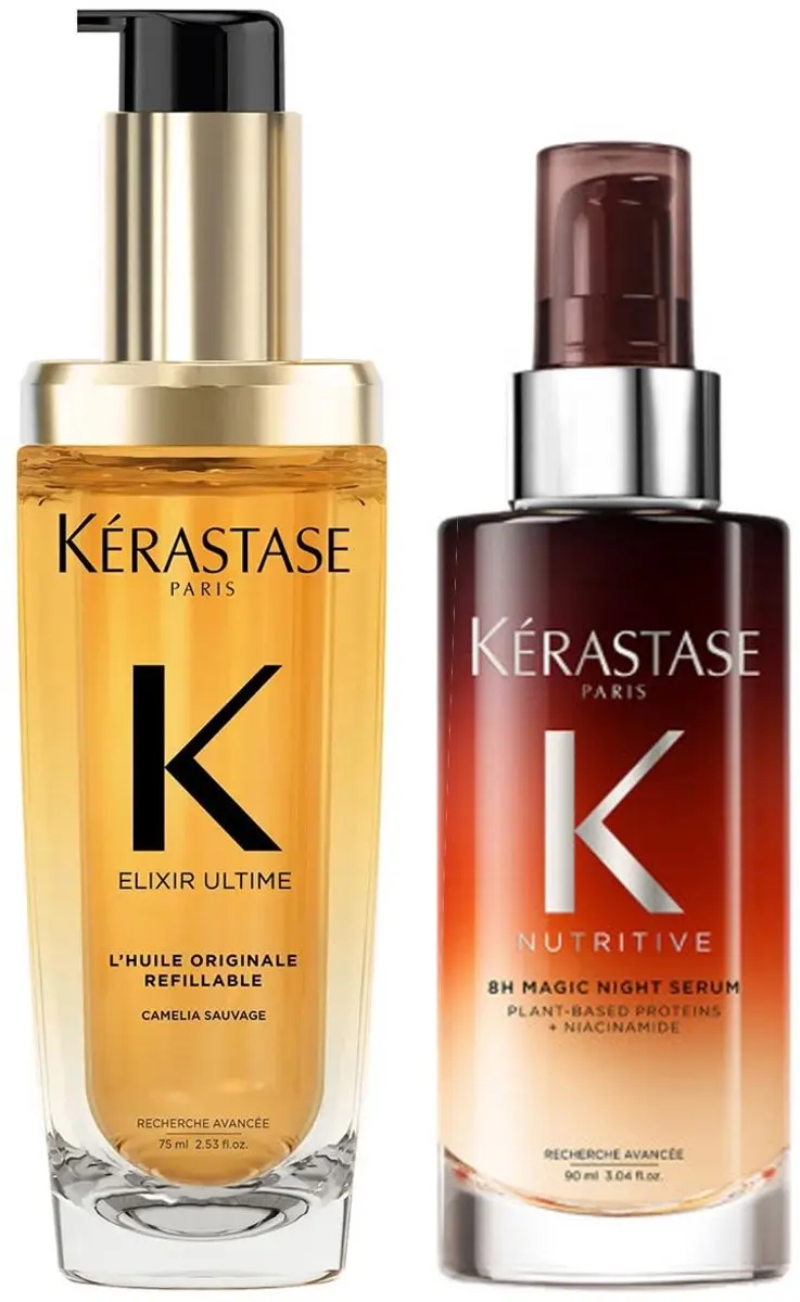 Kérastase 8H Magic Night Serum & Elixir Ultime Duo