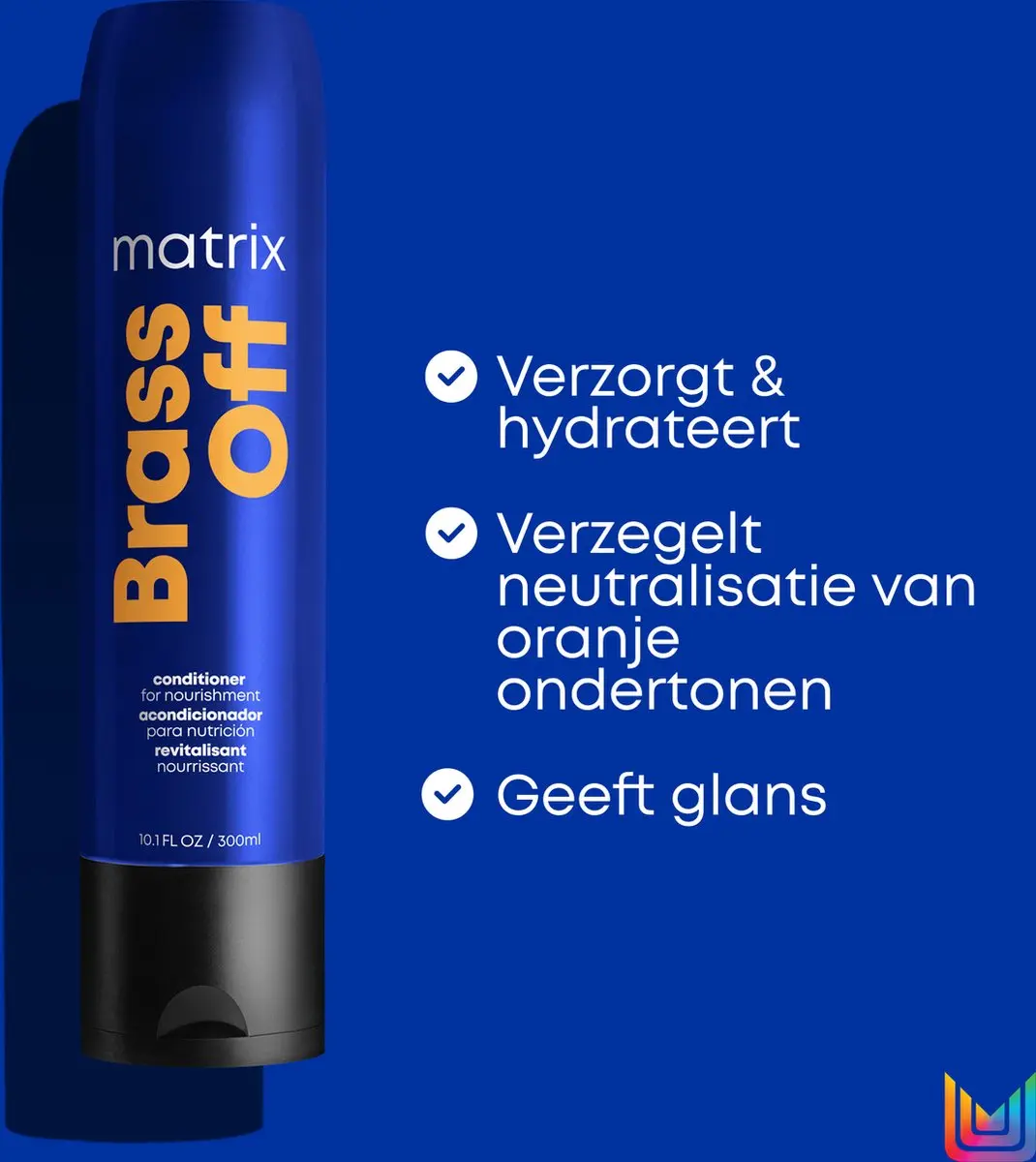 Matrix Brass Off Conditioner 300ml - Neutraliseert warme ondertonen