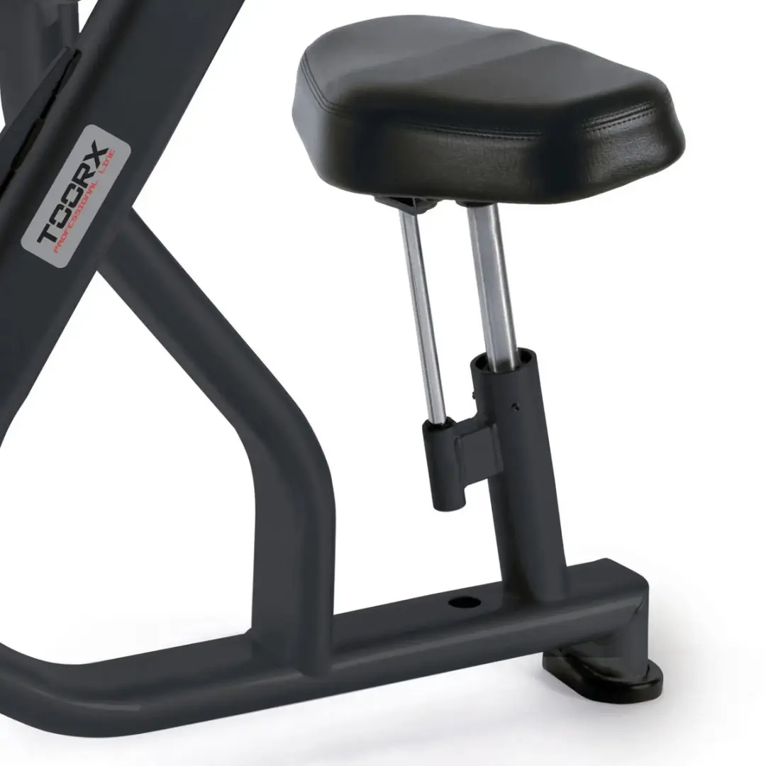 Toorx Professional WBX 2400 Scott Bench - Preacher Curl Bankje - Zwart/Chroom