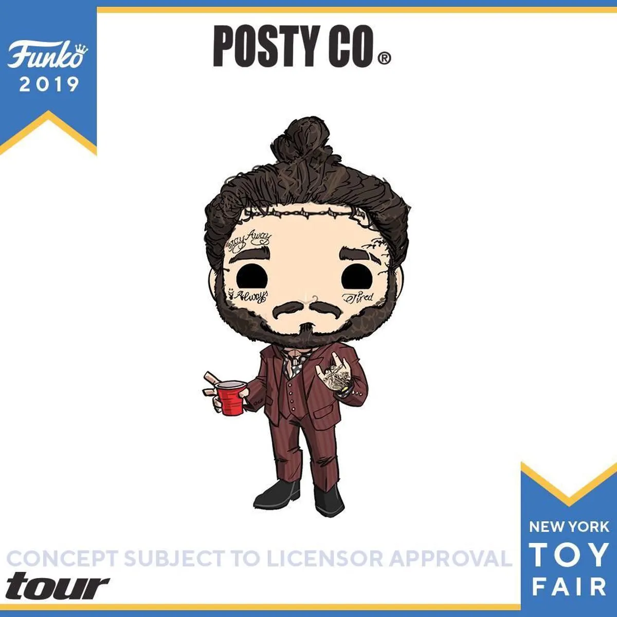 Funko POP! Rocks Post Malone #111 Figuren - Veelkleurig