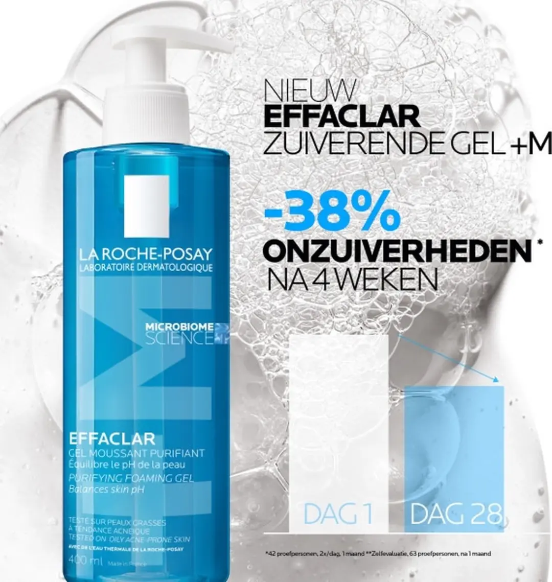 La Roche-Posay Effaclar Zuiverende Reinigingsgel 400ml