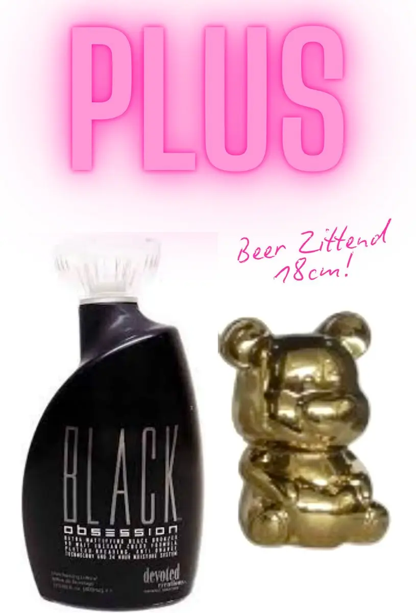 Devoted Creations Black Obsession Gezicht & Lichaam Dispenser 400ml
