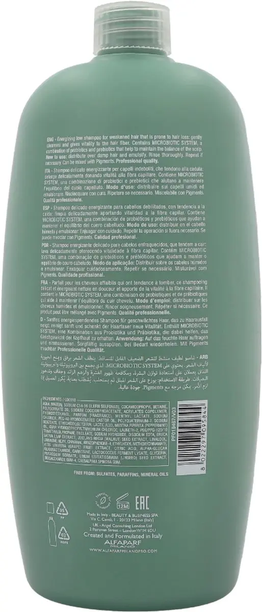 Alfaparf Milano Shampoo Semi di Lino Energizing 1000ml