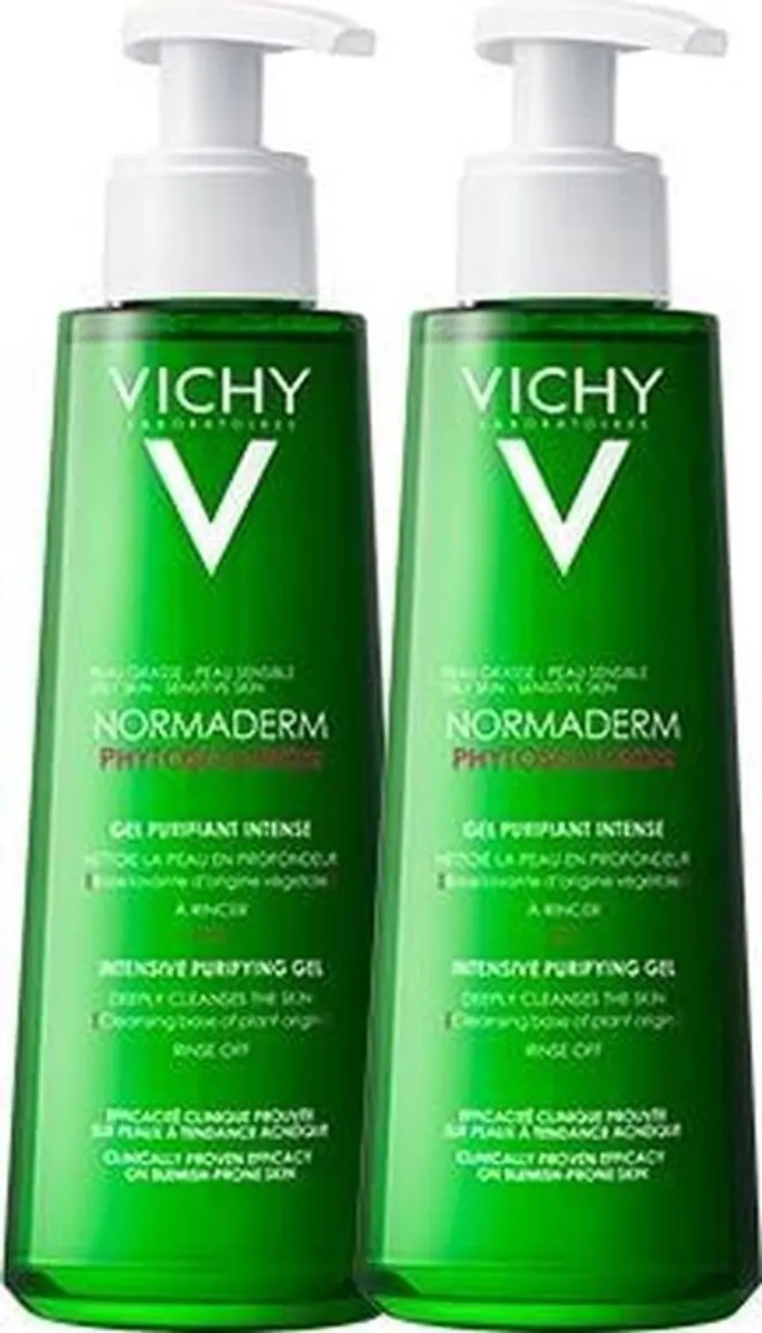 VICHY Normaderm Phytosolution Zuiverende Gel 400ml - 2 Stuks