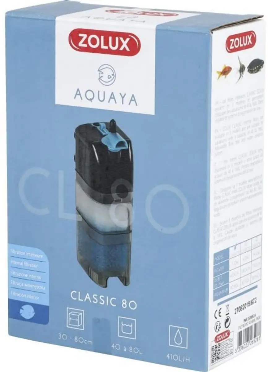 Zolux Classic Binnenfilter 450L/u - 5W