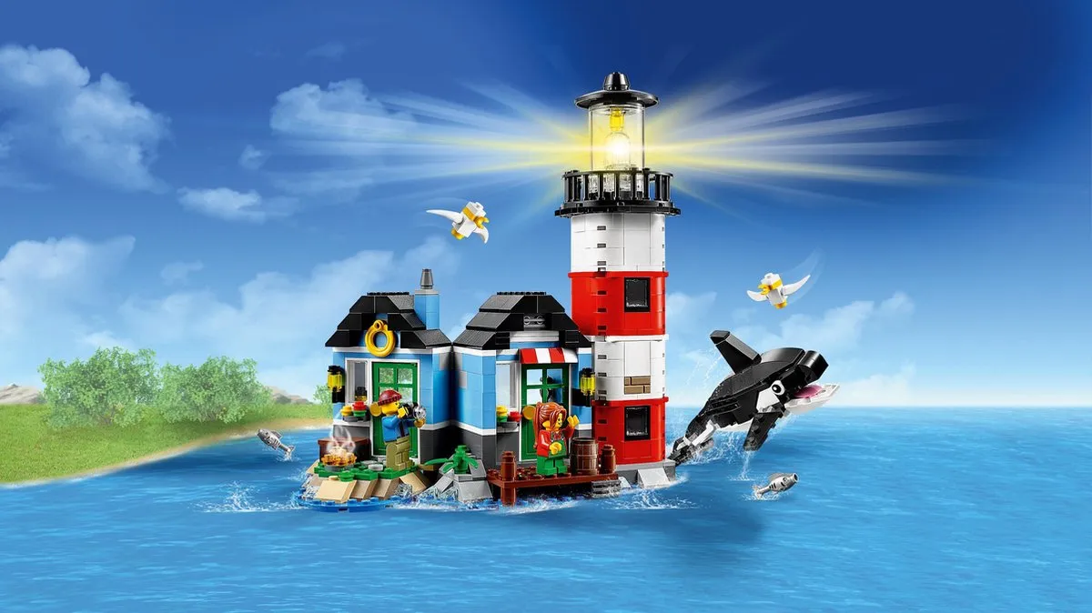 LEGO Creator Vuurtorenkaap 31051 - 528 Stukken - Geel