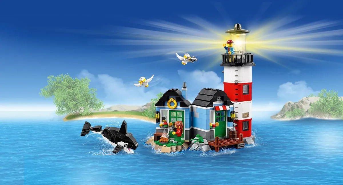 LEGO Creator Vuurtorenkaap 31051 - 528 Stukken - Geel - afbeelding 6 van 6