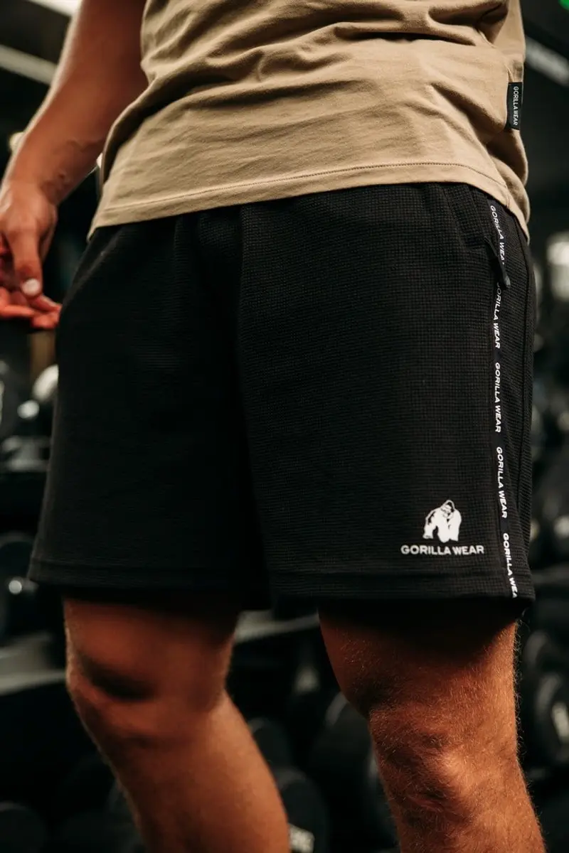 Gorilla Wear Harvey Shorts 4XL - Zwart