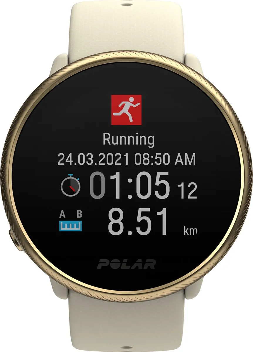Polar Ignite 2 Smartwatch - 43mm - Champagne/Goud