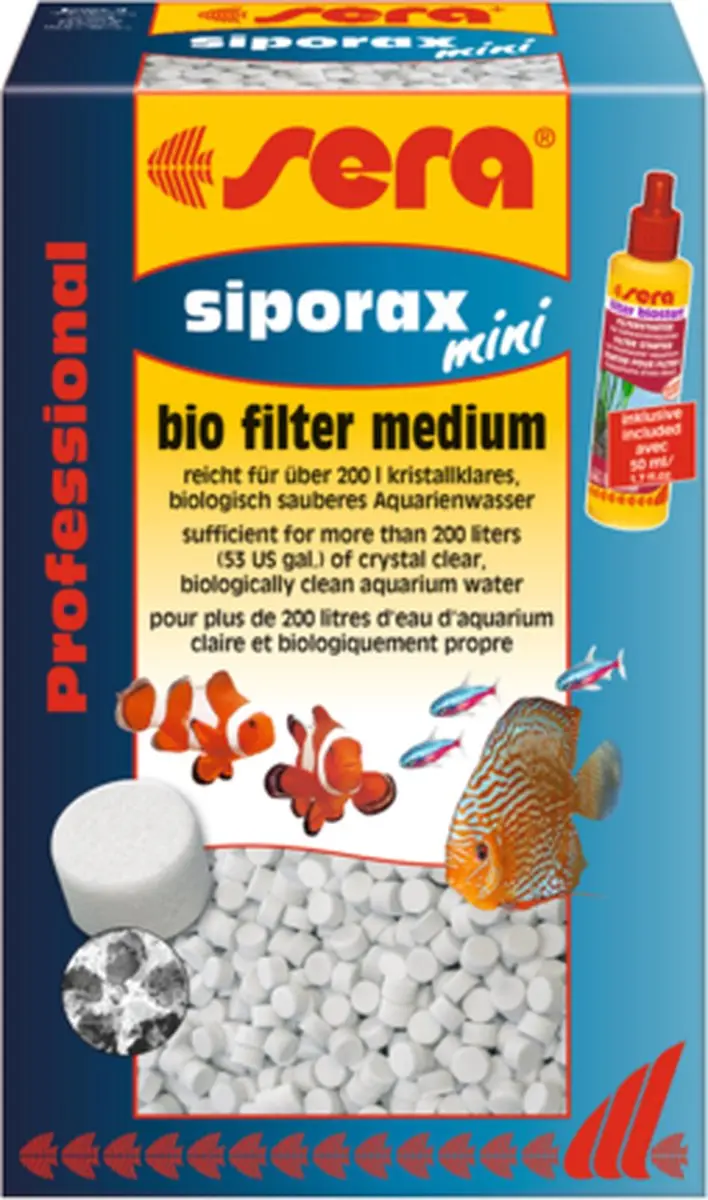 Sera Siporax Mini Filtermedium 130g - 100L