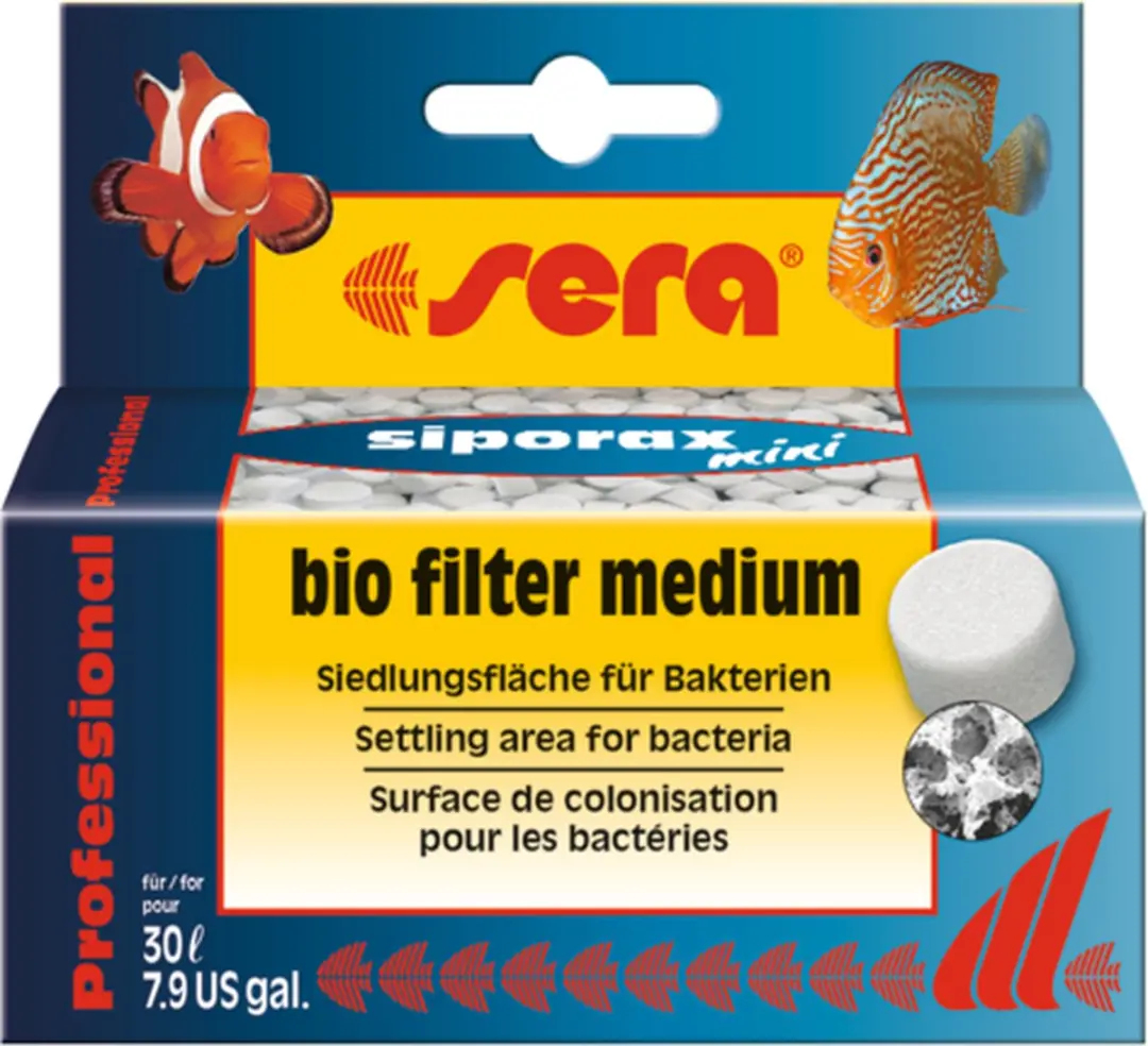 Sera Siporax Mini Filtermedium 130g - 100L