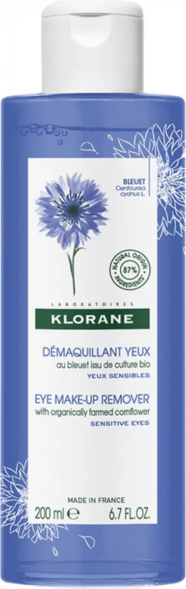 Klorane Oogmake-up Remover met Korenbloem 200ml