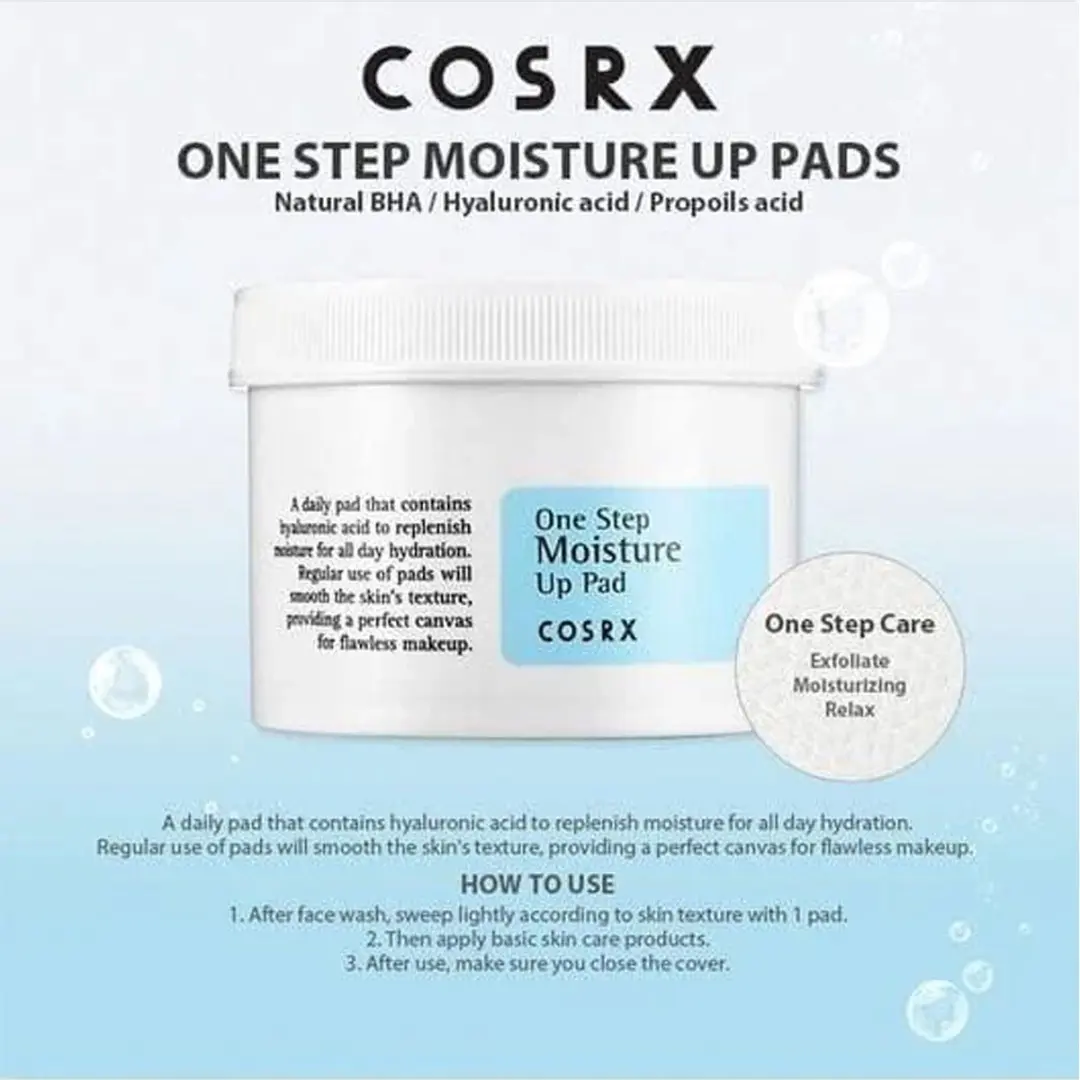 CosRx One Step Moisture Up Pad - 70 Stuks