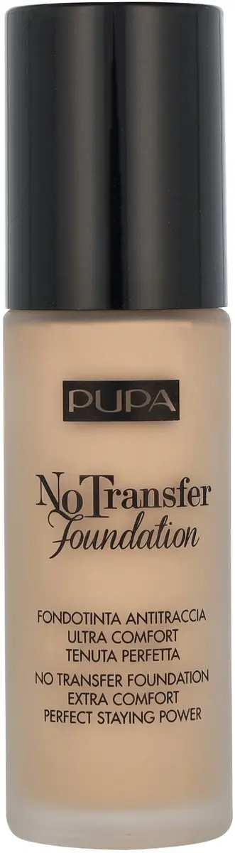 Pupa No Transfer Foundation SPF15 100 Porcelain 30ml
