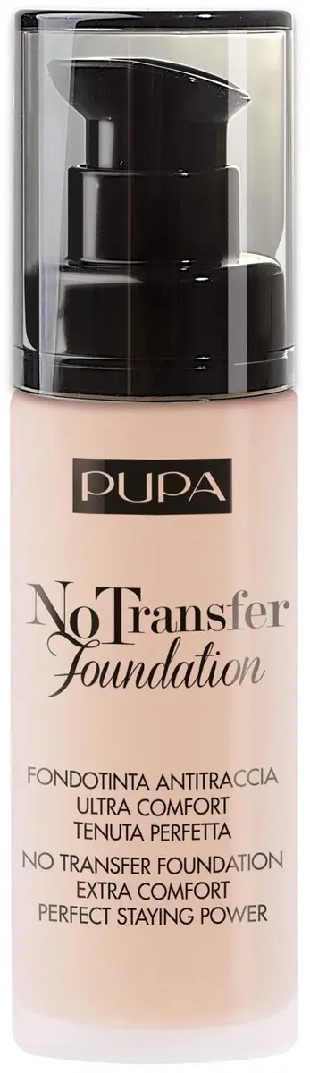 Pupa No Transfer Foundation SPF15 100 Porcelain 30ml
