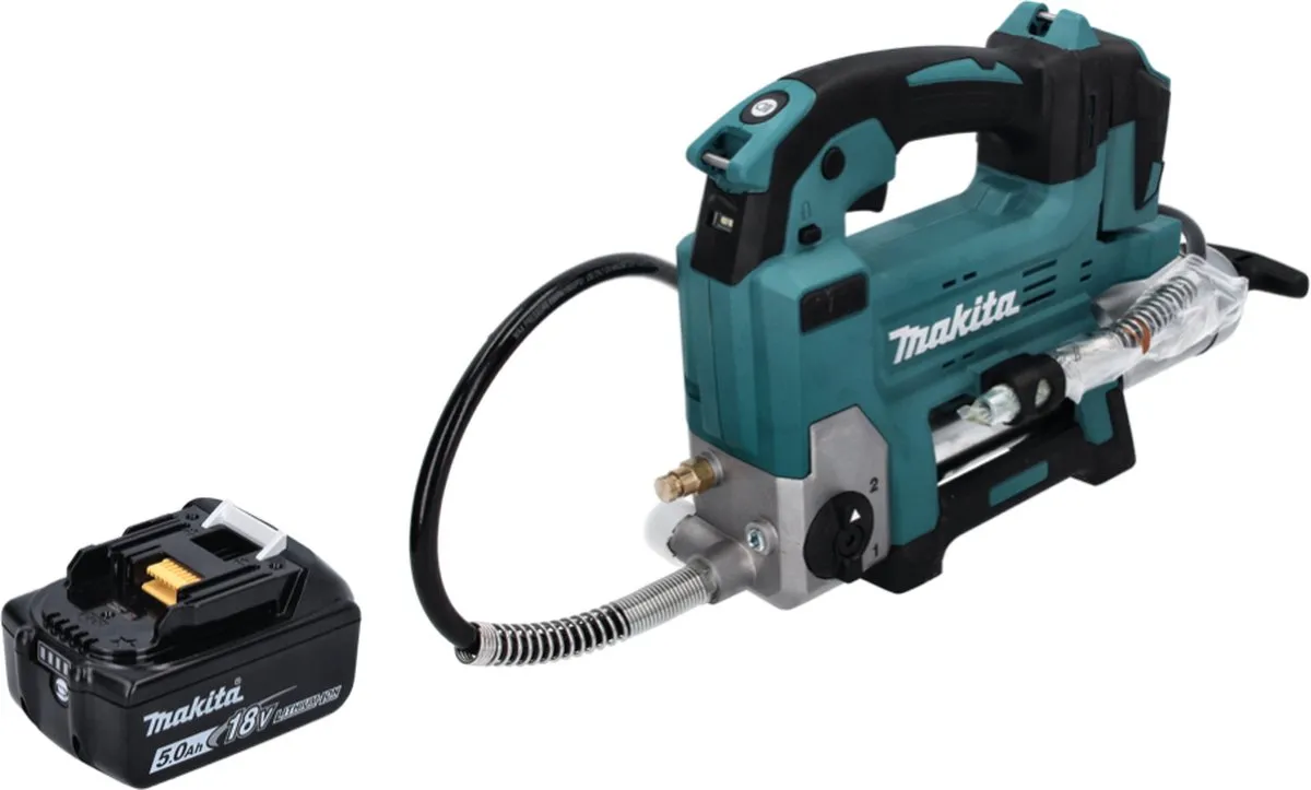 Makita DGP 180 T1 Vetspuit 18V 690 bar - 5.0Ah Accu - afbeelding 2 van 5