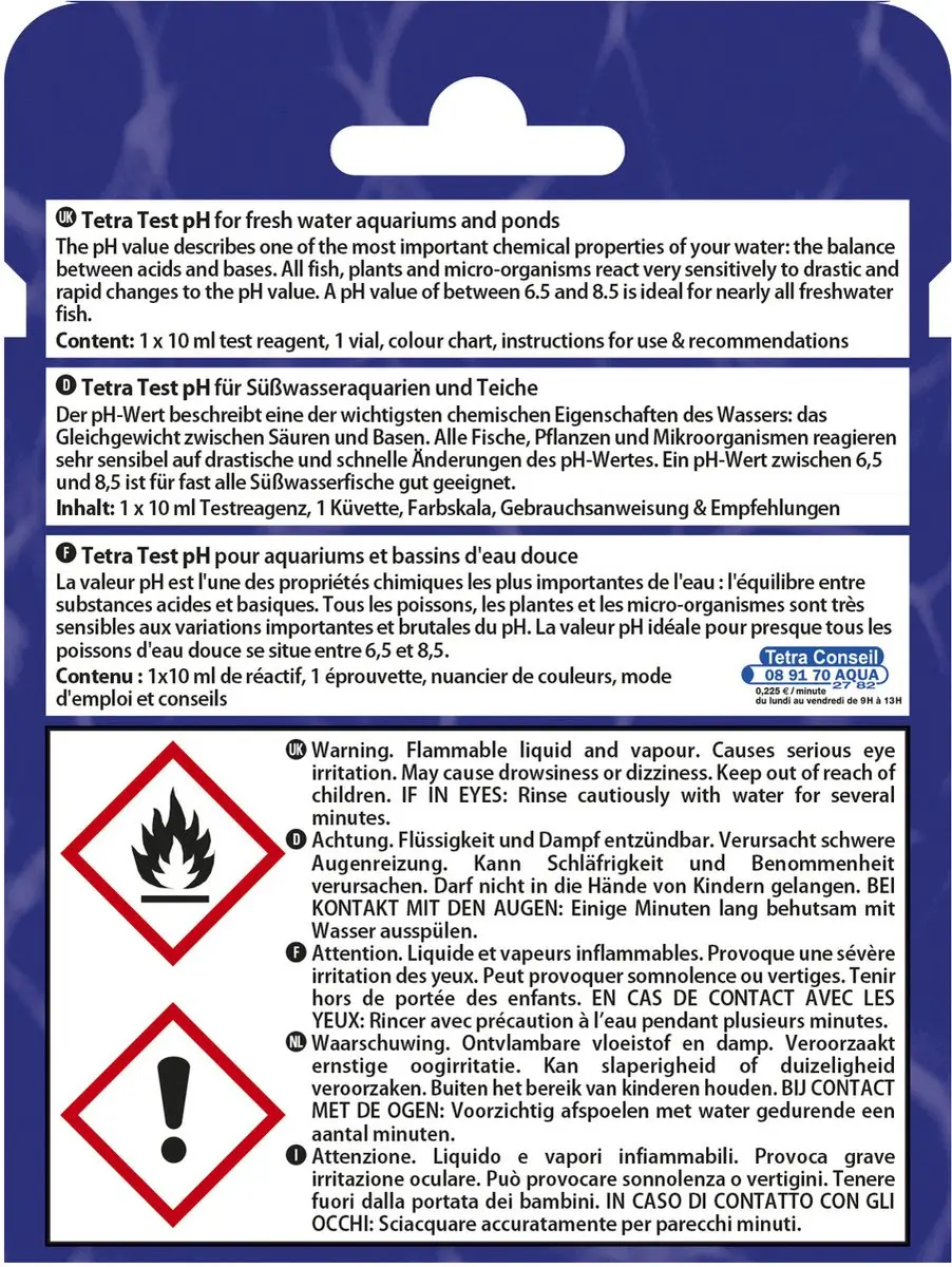 Tetra Test pH Zoetwater 10ml