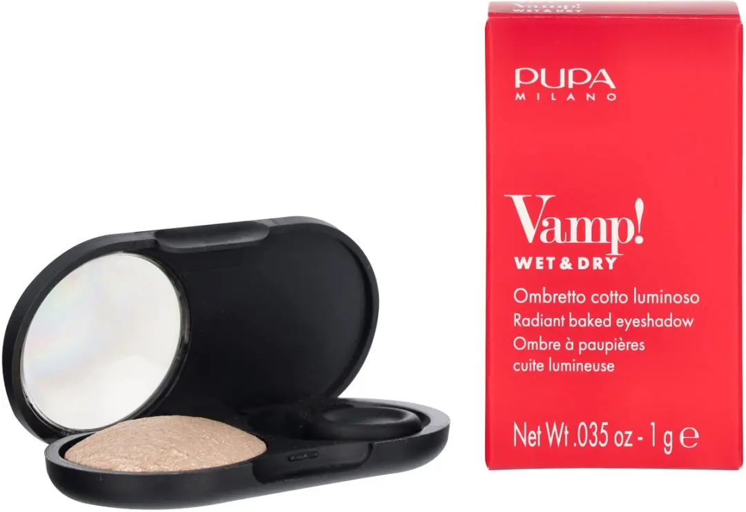 Pupa Milano Vamp! Wet & Dry Oogschaduw 201 Champagne Gold - Goud 1g