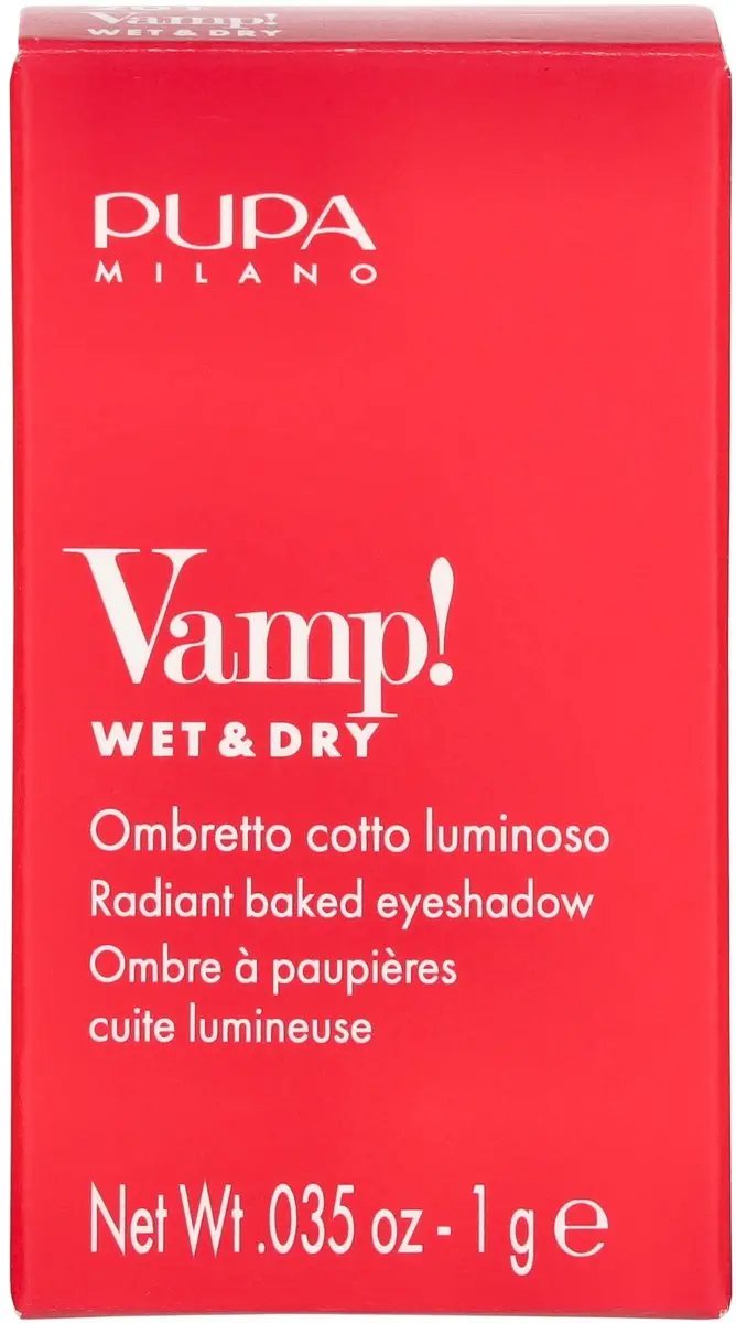 Pupa Milano Vamp! Wet & Dry Oogschaduw 201 Champagne Gold - Goud 1g