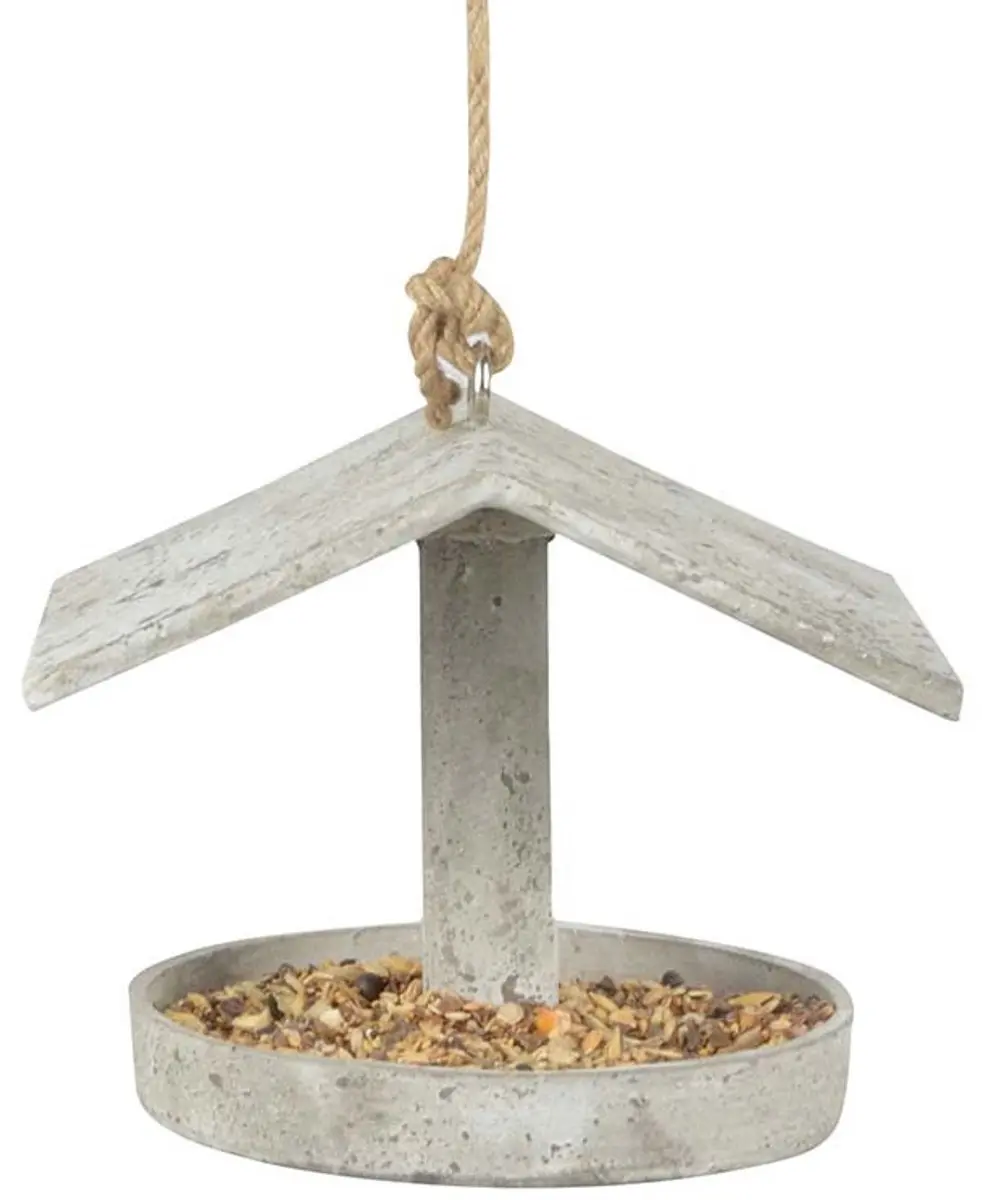 Esschert Design Aged Resin Voederhanger FB409 - met jutetouw