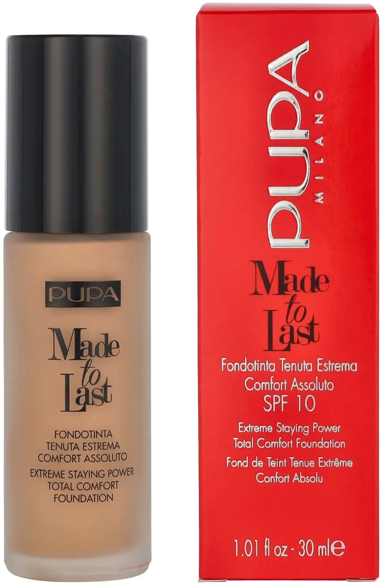 Pupa Made To Last Foundation 060 Golden Beige - 30ml