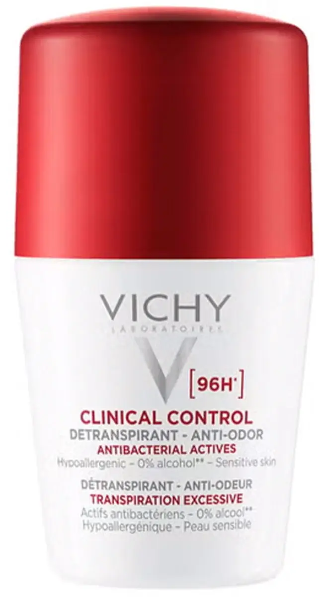 VICHY Homme Deodorant Clinical Control 96U 50ml - Roller