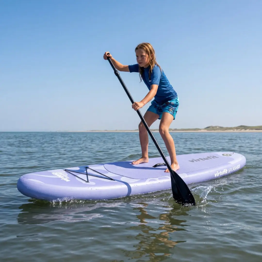 Virtufit Splash SUP Board 255cm - Blauw/Wit - Complete Set