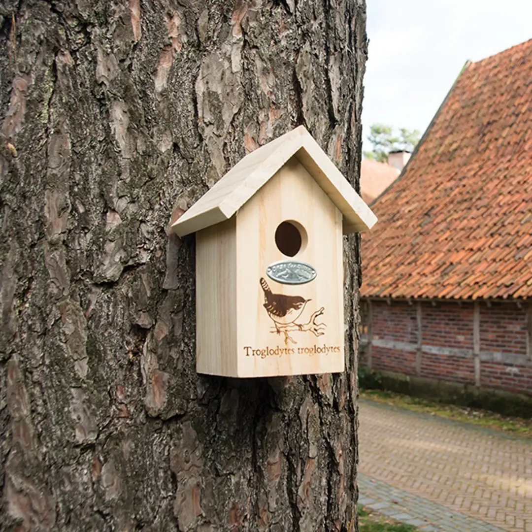 Esschert Design Nestkast Winterkoning Houtkleur - Hangend