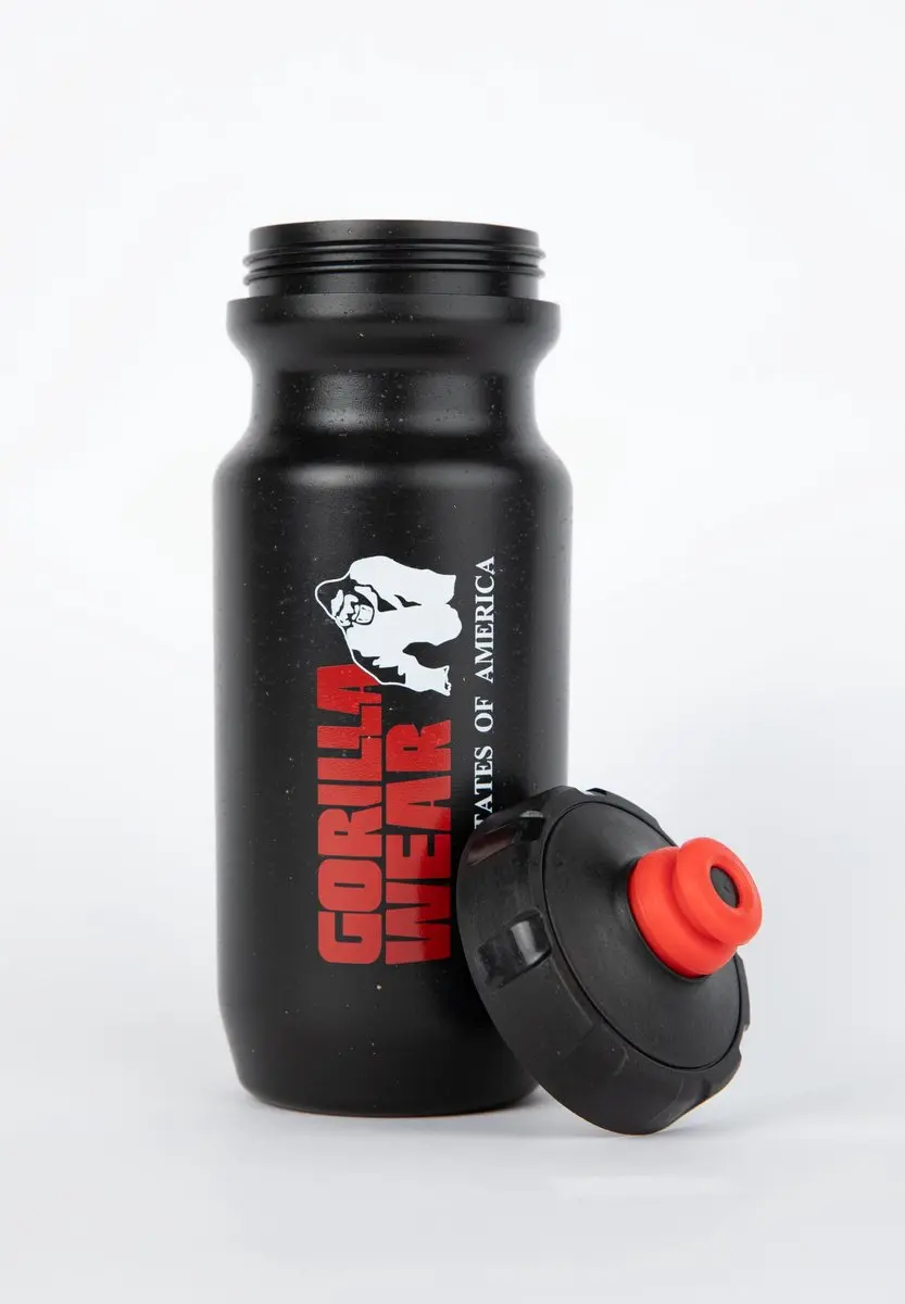 Gorilla Wear Sustainable Grip Bidon 500ml - Zwart