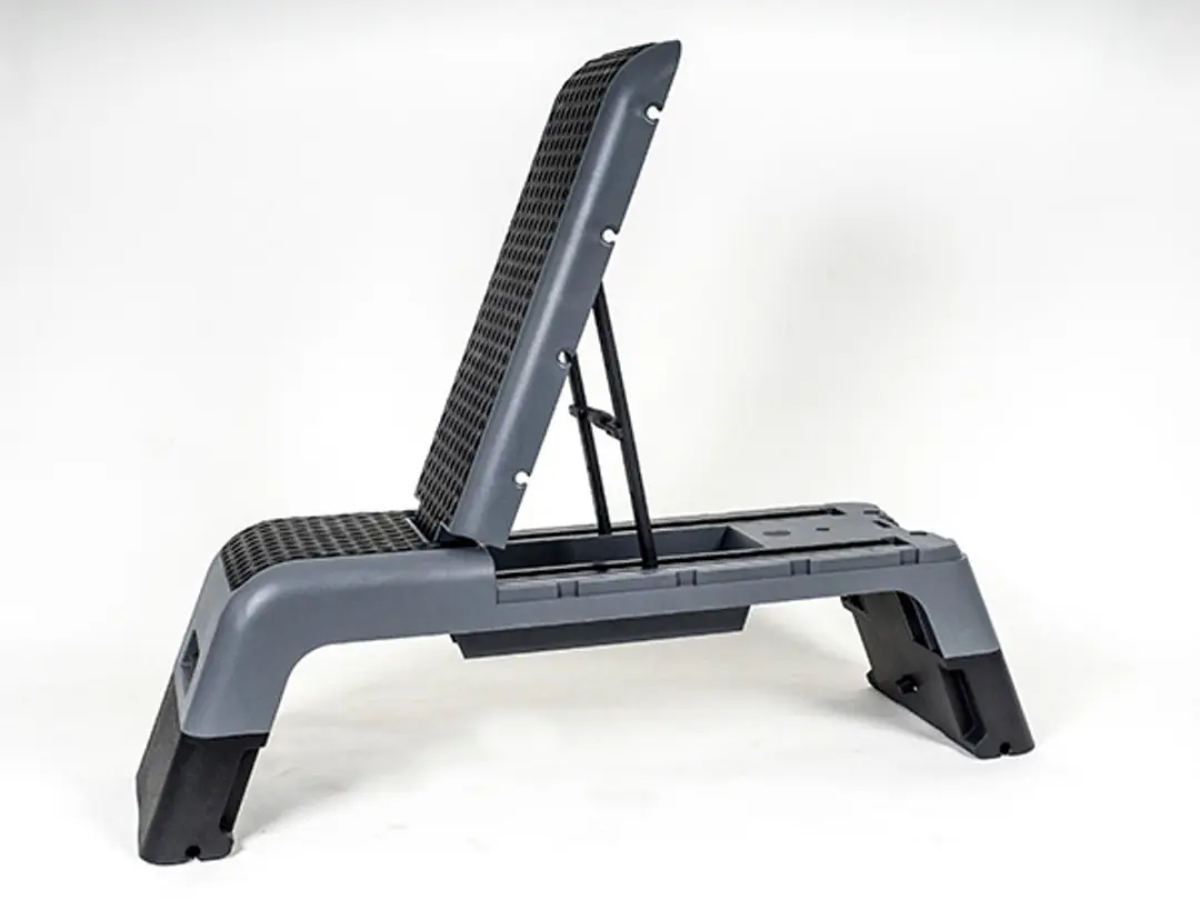 Muscle Power Multi Step MP1474 - Verstelbaar - Grijs/Zwart