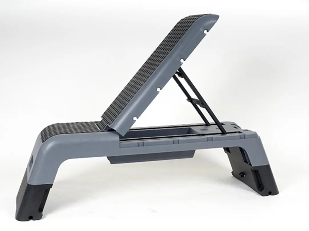 Muscle Power Multi Step MP1474 - Verstelbaar - Grijs/Zwart