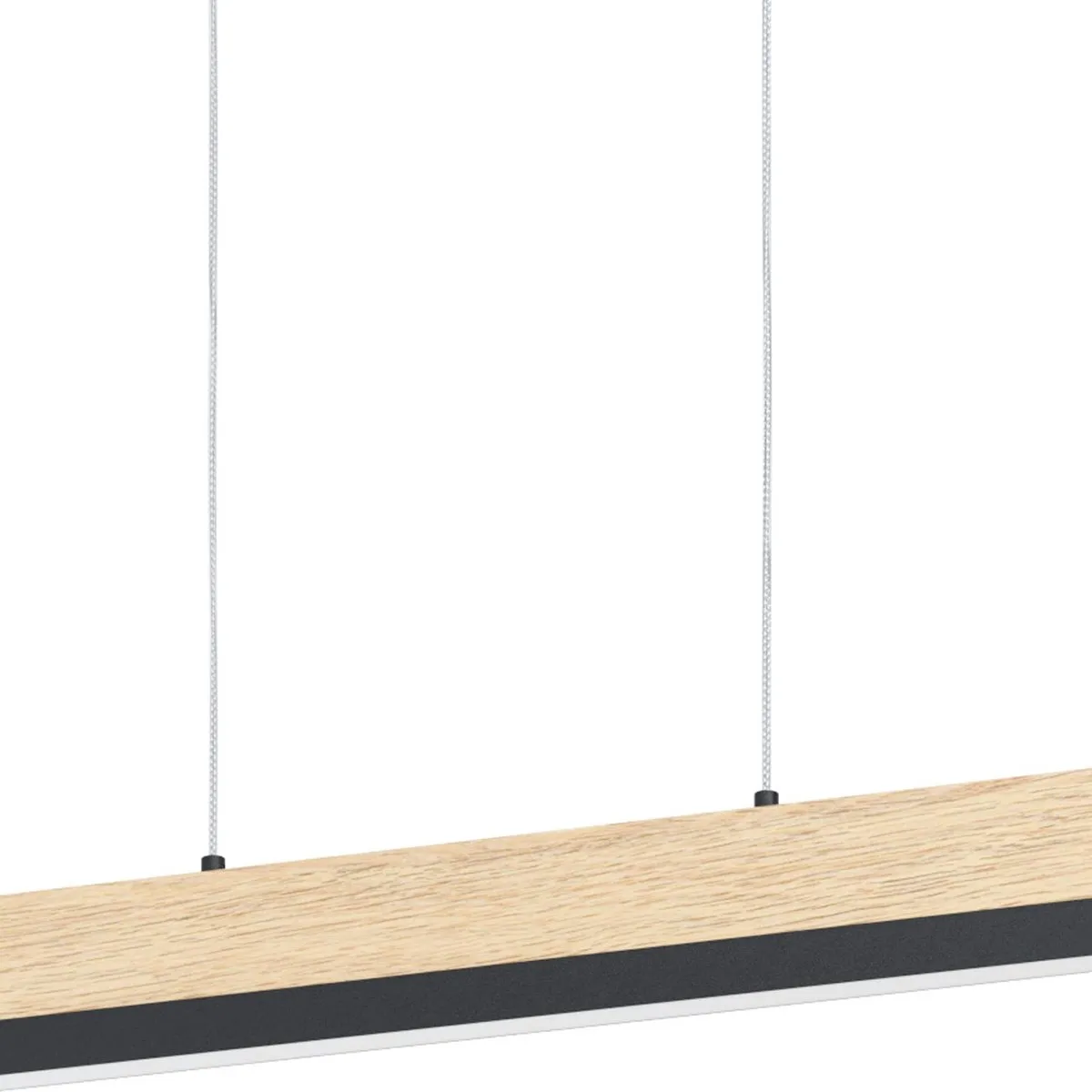 Eglo Camacho Hanglamp LED 110cm - Zwart/Bruin