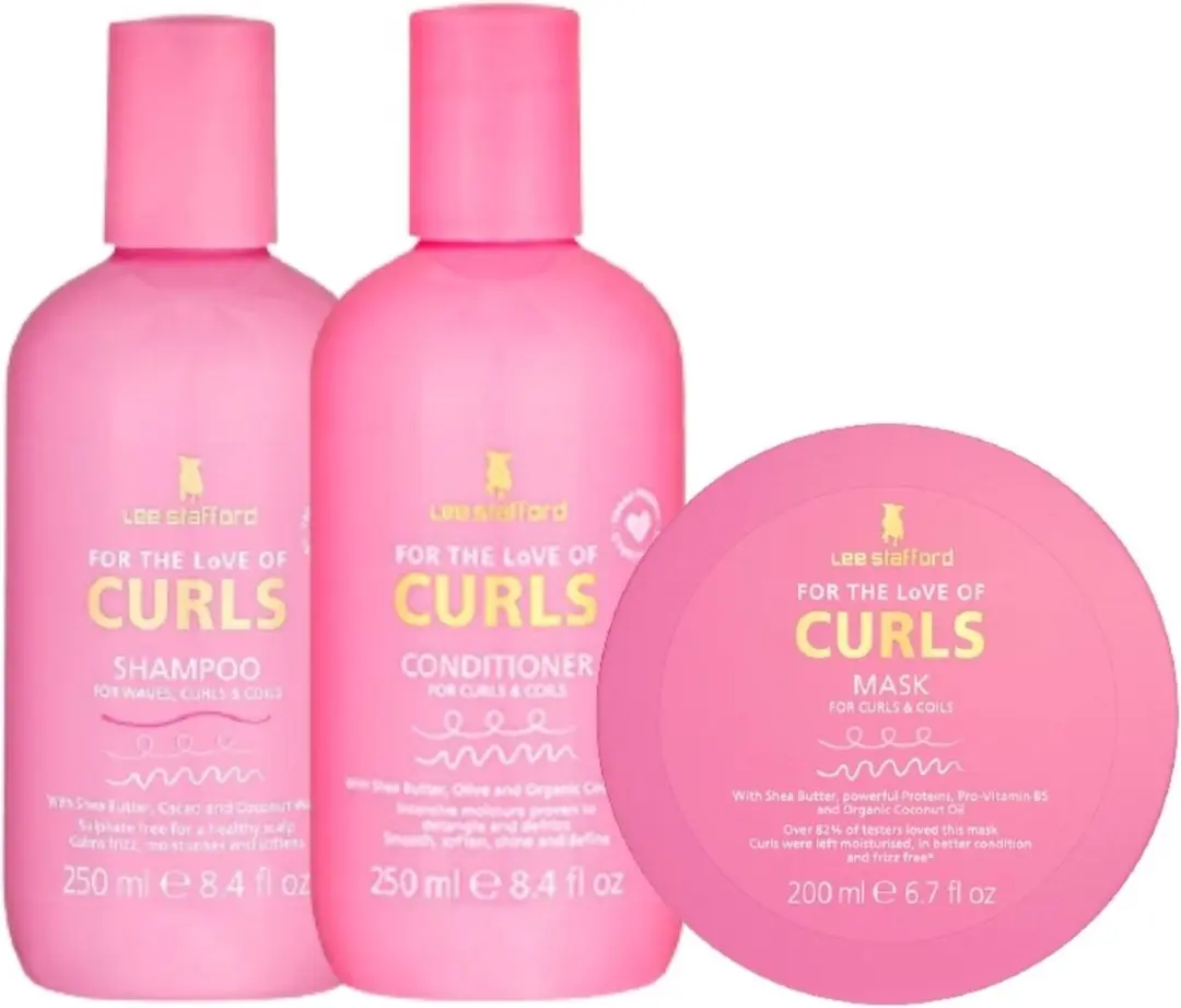 Lee Stafford For The Love Of Curls XL Set - Conditioner/Masker/Shampoo 700ml