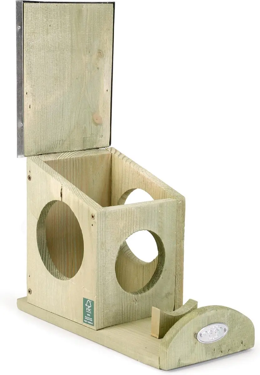 Esschert Design Voederhuis Eekhoorn - 24x12x18cm - afbeelding 6 van 6