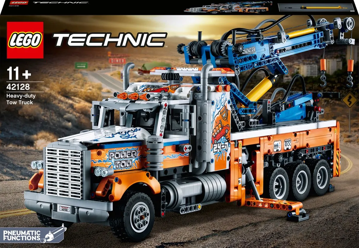 LEGO Technic Robuuste Sleepwagen 42128 - Oranje/Blauw