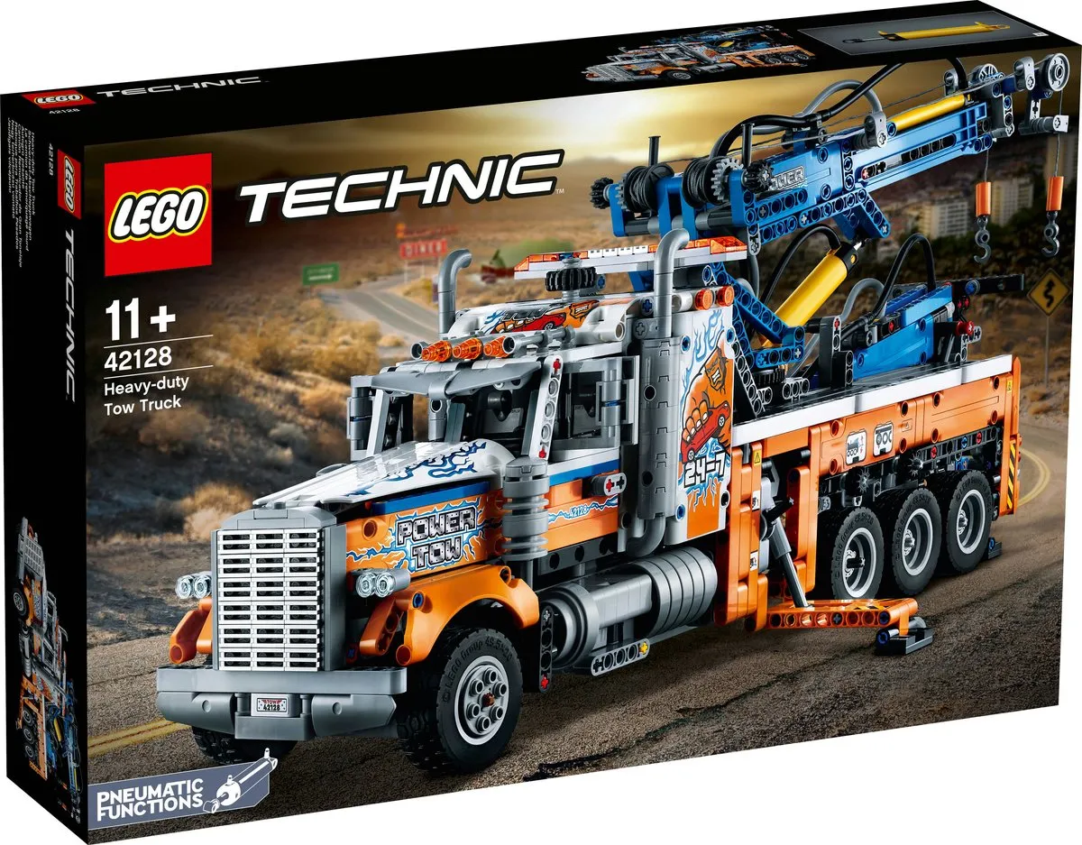 LEGO Technic Robuuste Sleepwagen 42128 - Oranje/Blauw - afbeelding 6 van 6