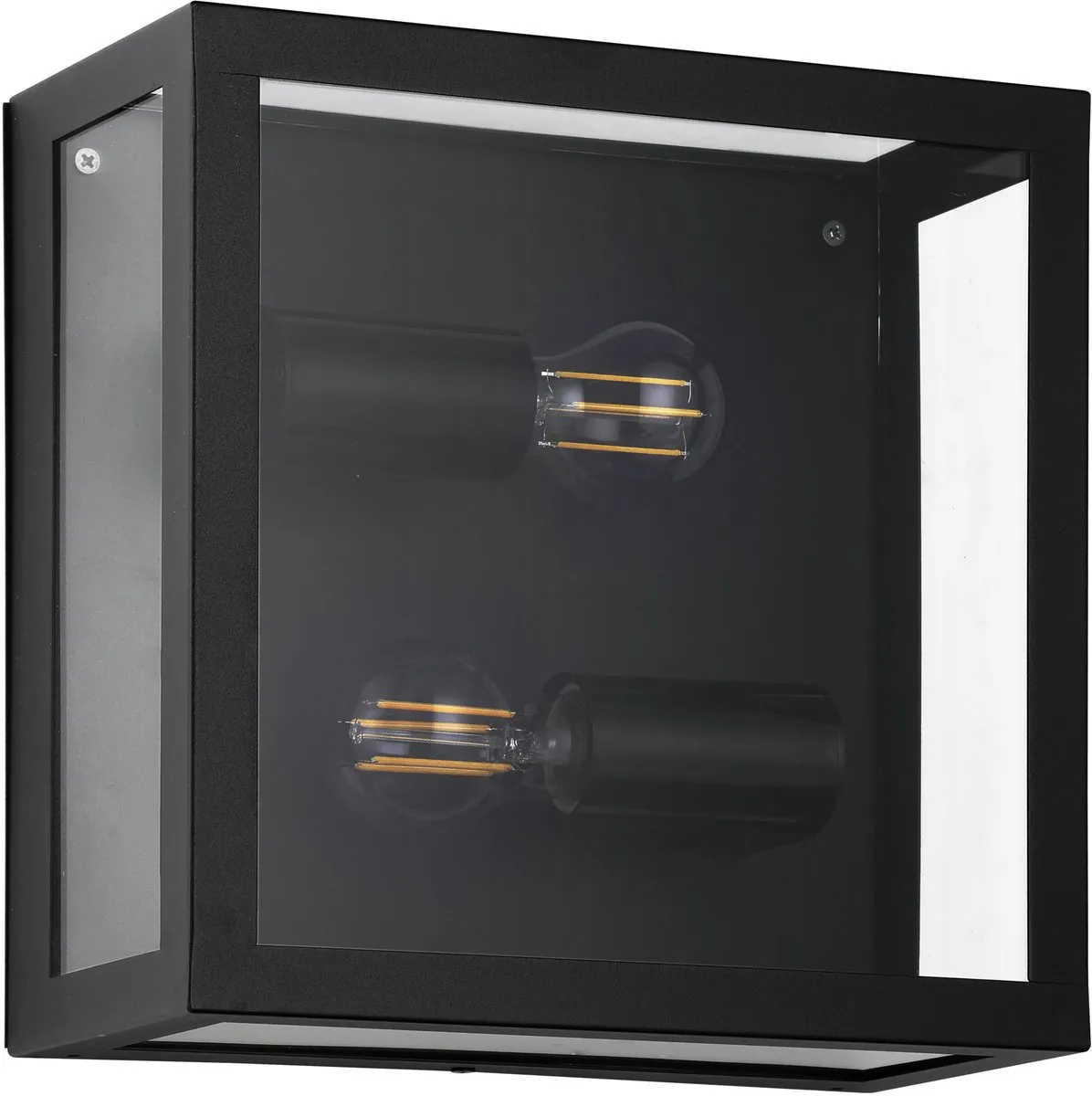 Eglo Alamonte 1 Wandlamp Buiten - 2 Lichtpunten - 29cm - Zwart