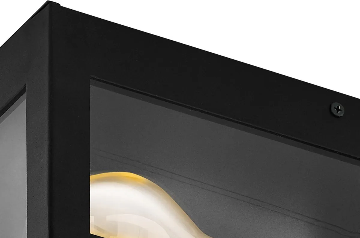Eglo Alamonte 1 Wandlamp Buiten - 2 Lichtpunten - 29cm - Zwart