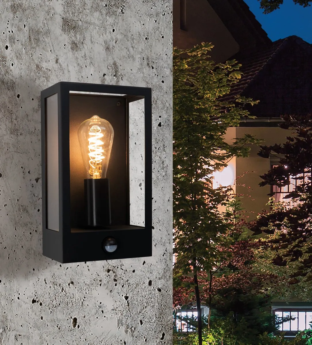 Eglo Alamonte Wandlamp Buiten E27 - 29,5cm - Zwart - IP44 - afbeelding 6 van 6