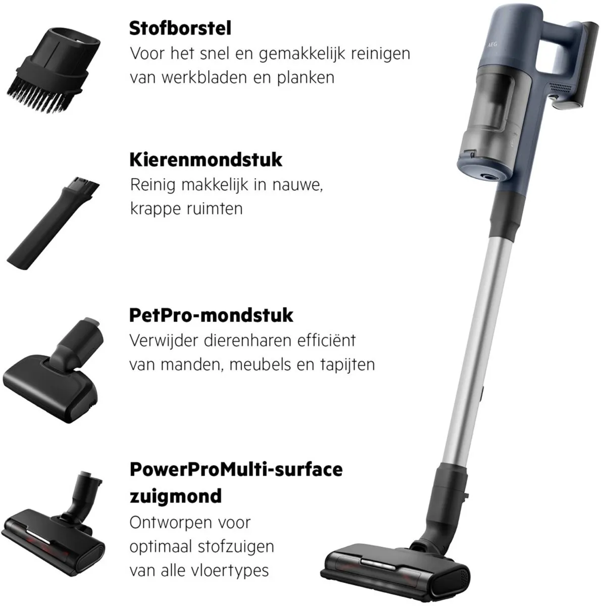 AEG Steelstofzuiger Animal 61AP21DB 21.6V