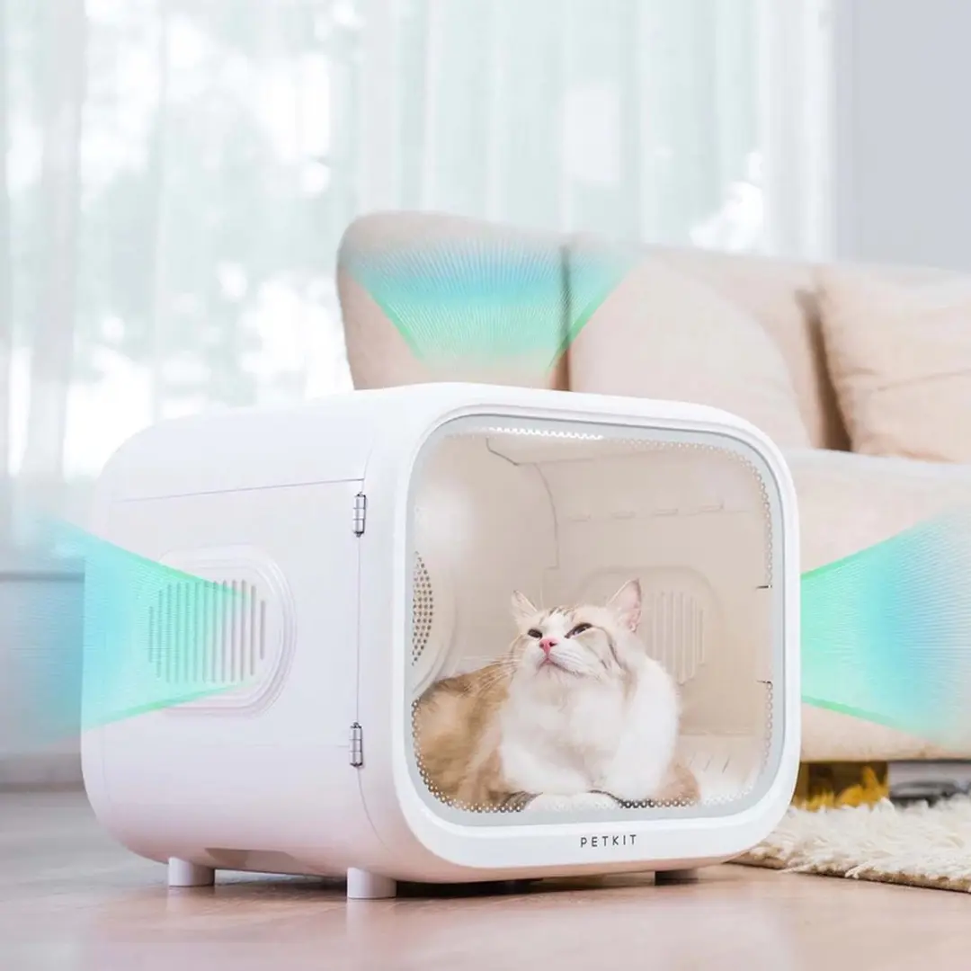 Petkit Airsalon Max Dierenborstel Bundel - Droogcabine Wit
