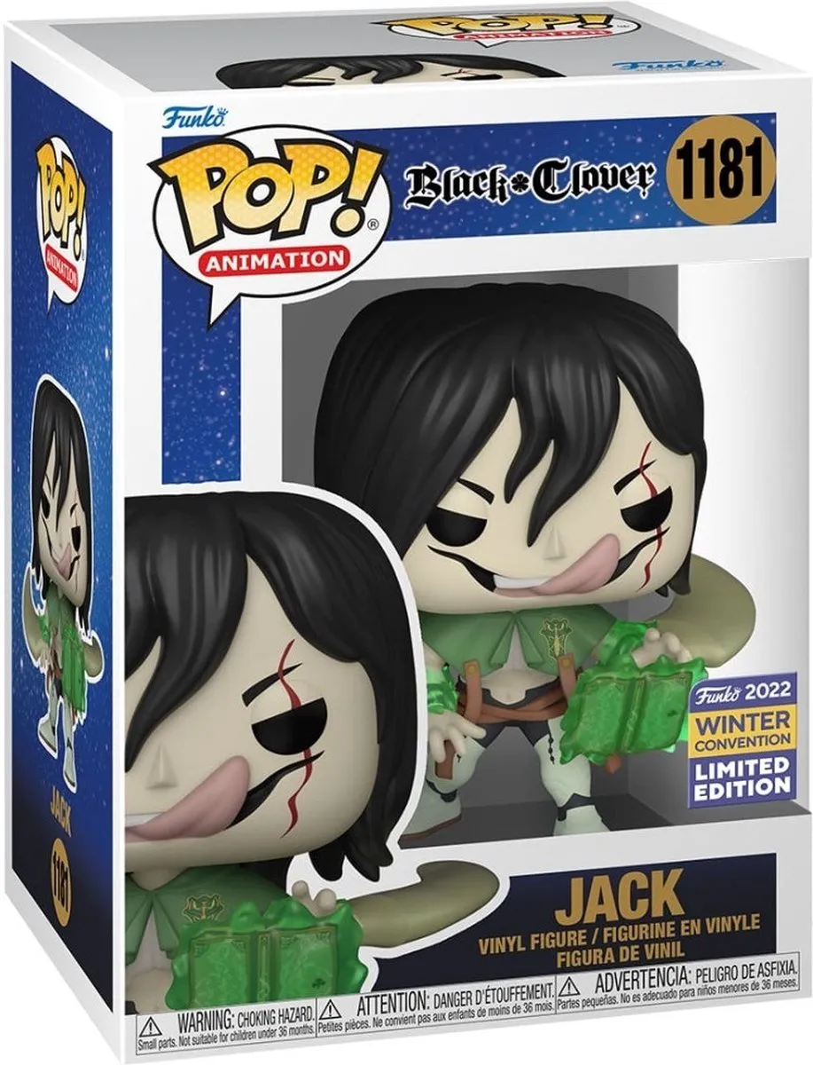 Funko Black Clover POP! Jack (Ripper) Verzamelfiguur - 9cm - Multicolor