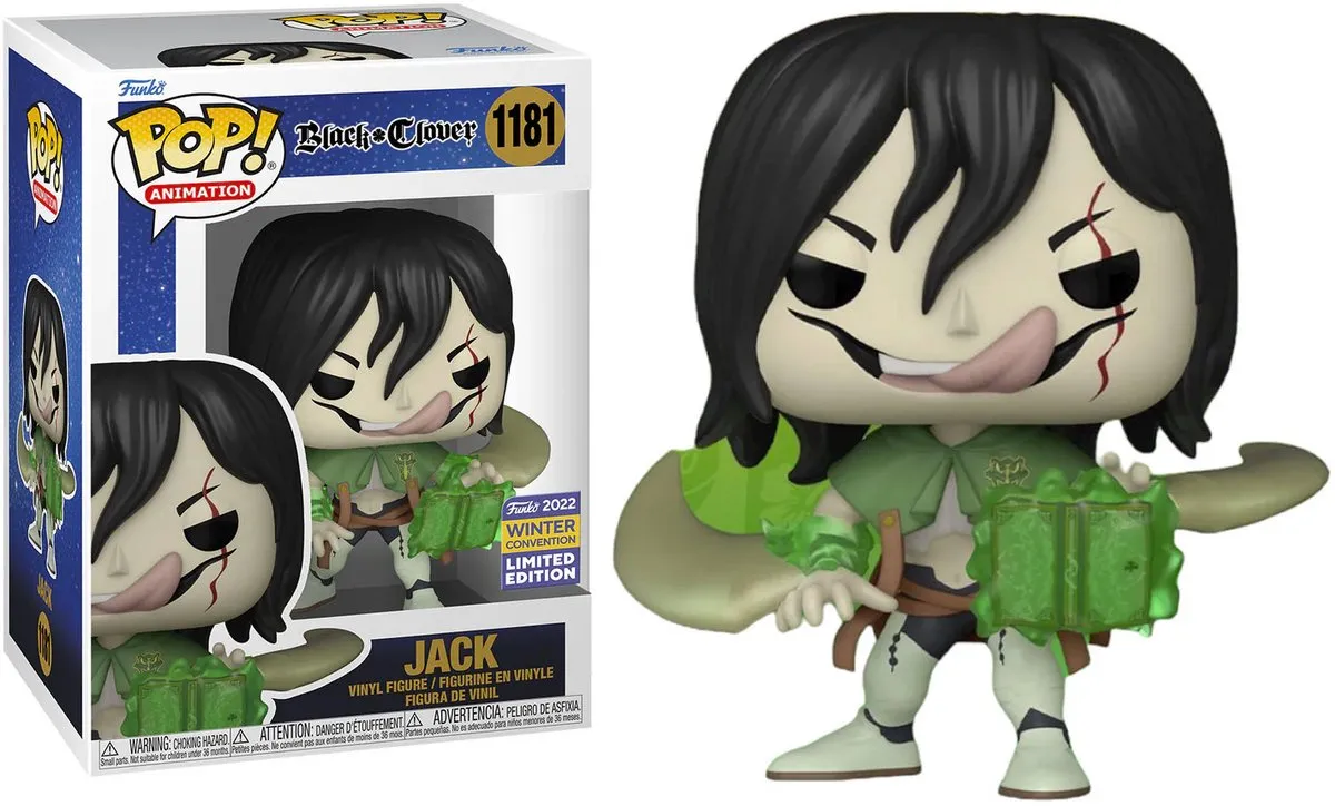 Funko Black Clover POP! Jack (Ripper) Verzamelfiguur - 9cm - Multicolor