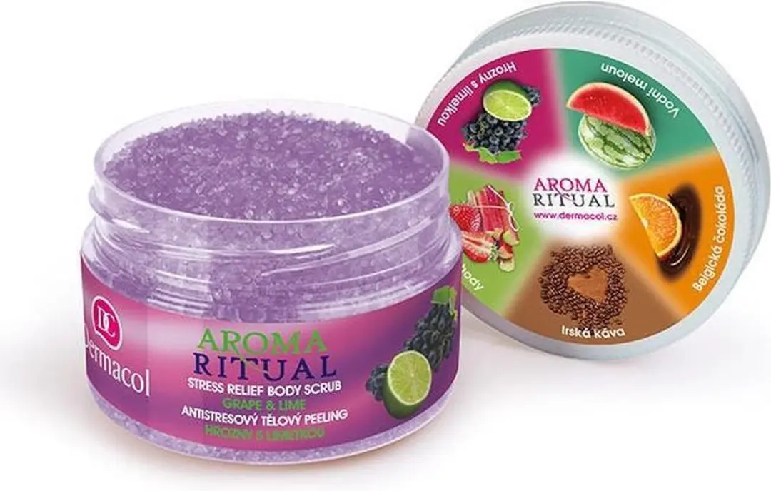 Dermacol Aroma Ritual Antistress Body Peeling Druiven-Limoen 200ml