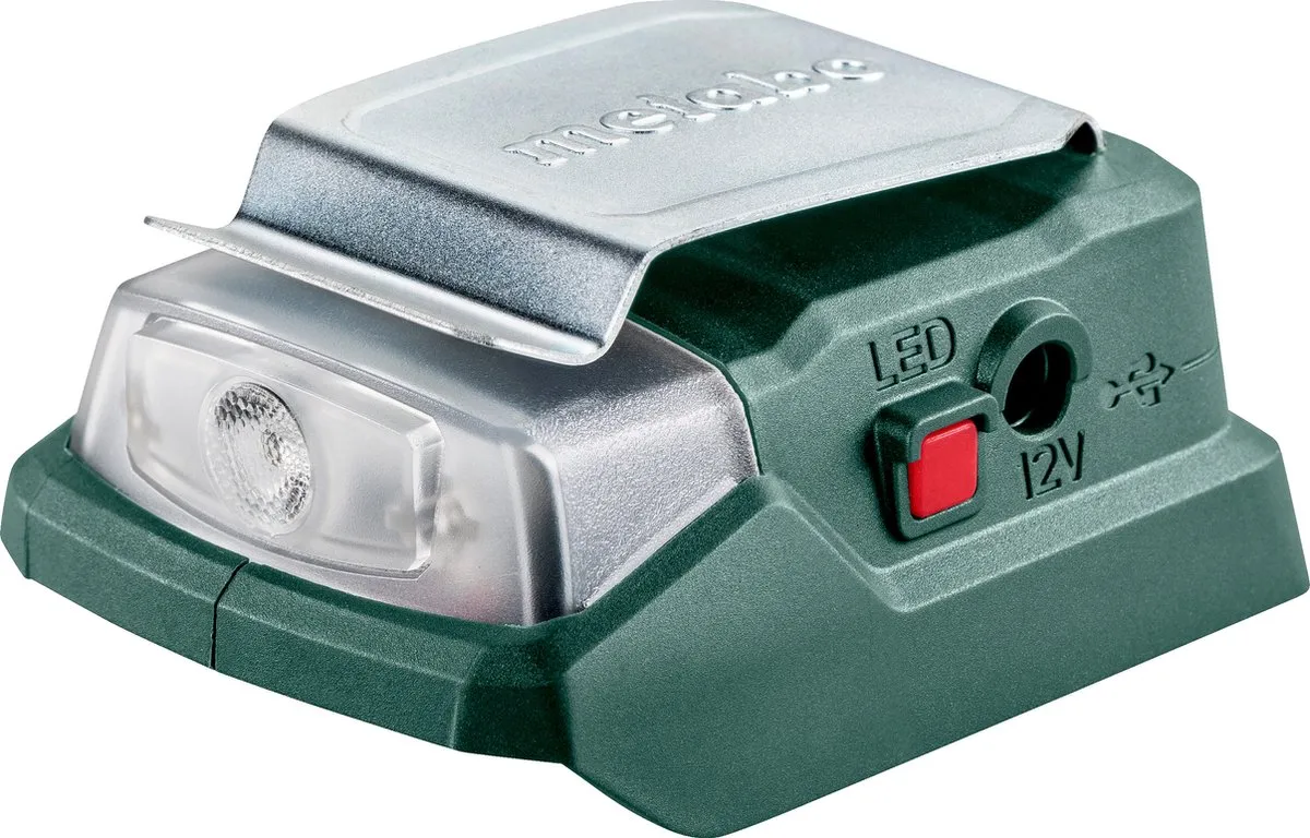 Metabo PowerMaxx PA 12 LED-USB 12V Accu Power-adapter