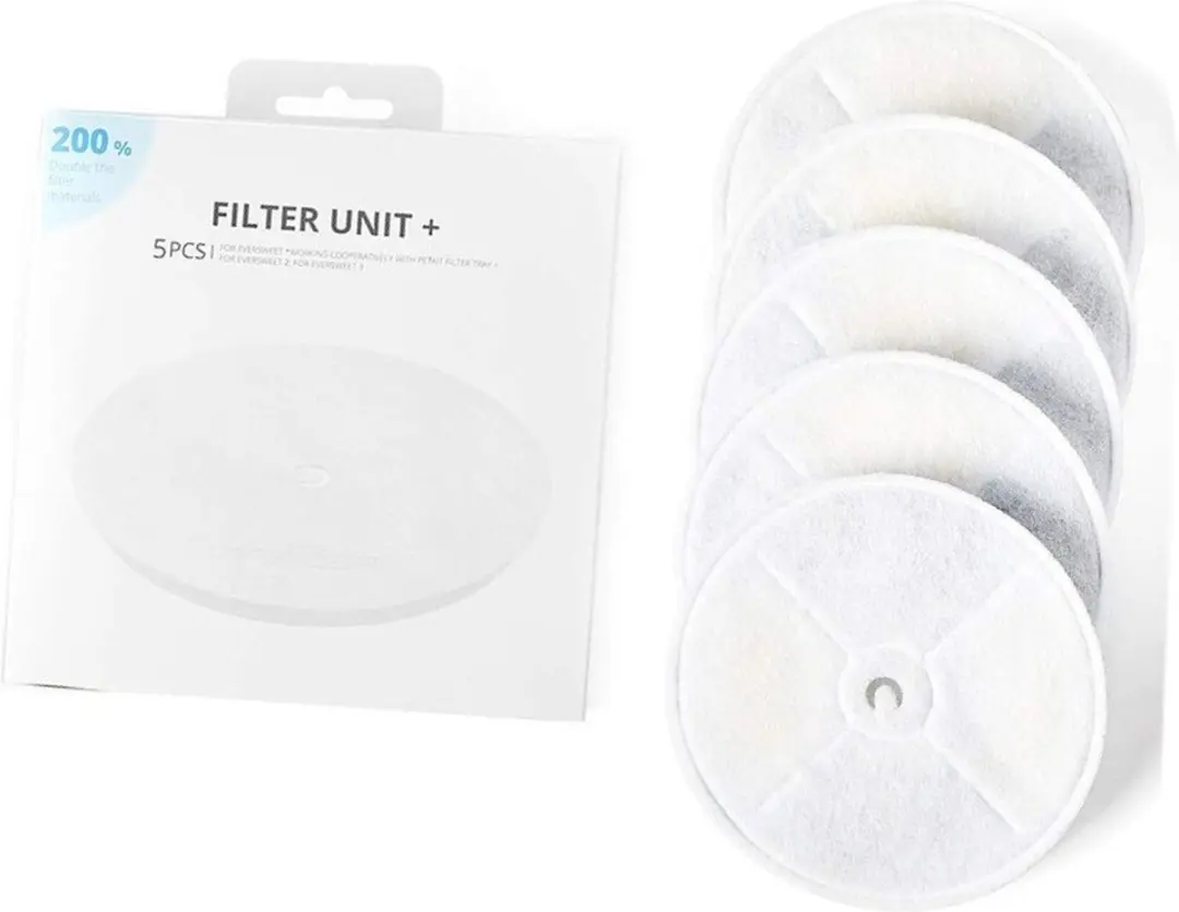 Petkit Drinkfonteinfilters 5 Stuks - Wit