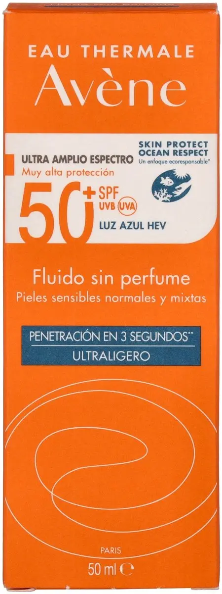 Avène Zon Fluide SPF50+ Zonnebrand 50ml