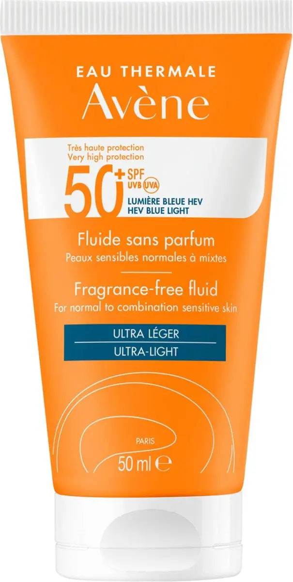 Avène Zon Fluide SPF50+ Zonnebrand 50ml