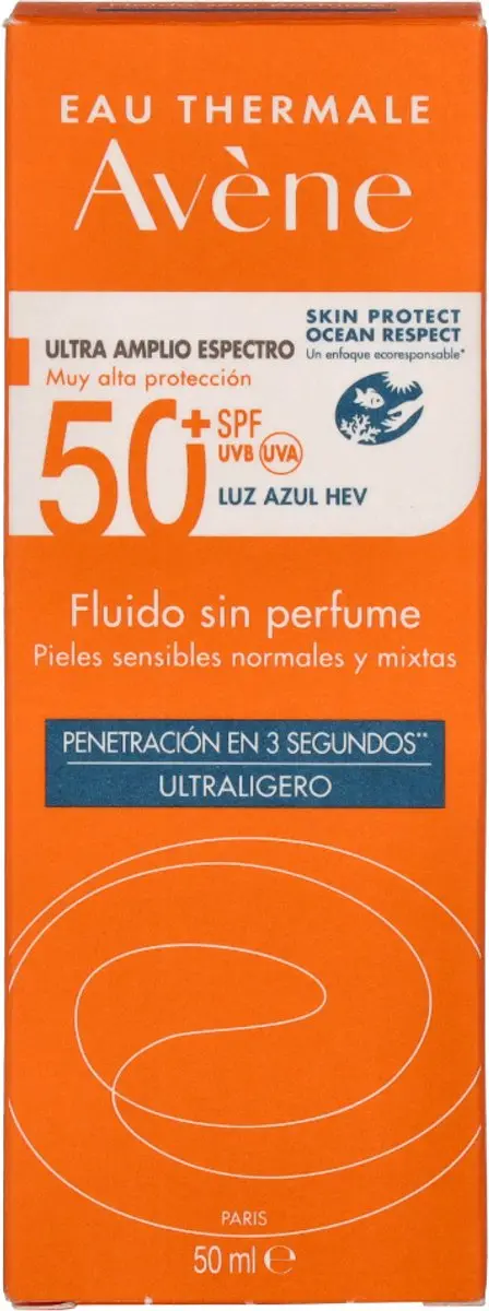 Avène Zon Fluide SPF50+ Zonnebrand 50ml - afbeelding 6 van 6